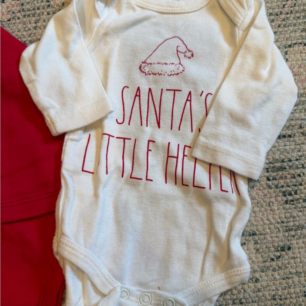 Christmas Onesies & Sleeper Bundle – 0–3 Months, Good Condition - Picture 5 of 12